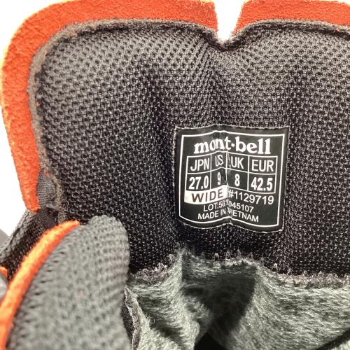 mont-bell (モンベル) アルパインクルーザー 3000 ウィズ ゲーター ワイド 厳冬期用 トレッキングシューズ 1129719 メンズ SIZE 27cm オレンジ×ブラック