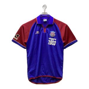 ヴァンフォーレ甲府 (ヴァンフォーレ) サッカーユニフォーム 2003シーズンホーム MEMBER'S Platina 2003 SIZE 0 ブルーxレッド