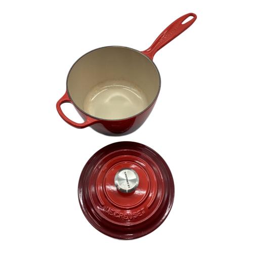 LE CREUSET (ルクルーゼ) ソースパン レッド