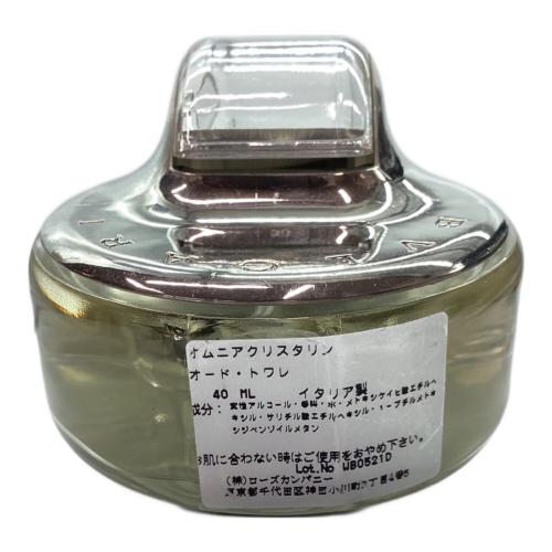 BVLGARI (ブルガリ) オードトワレ 40ml 残量80%-99% オムニアクリスタリン