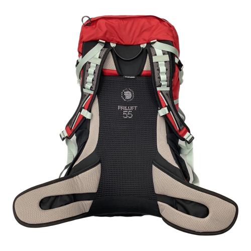 FJALLRAVEN (フェールラーベン) バックパック 55L レッド フリルフト55