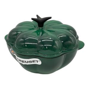 LE CREUSET (ルクルーゼ) 両手鍋 25038 22㎝ カクタスグリーン パンプキンココット