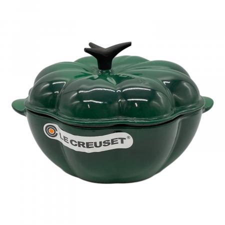LE CREUSET 両手鍋 25cm グリーン LE CREUSET (ルクルーゼ) 両手鍋 25038 22㎝ カクタスグリーン