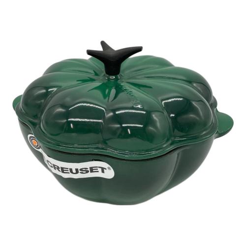 LE CREUSET (ルクルーゼ) 両手鍋 25038 22㎝ カクタスグリーン パンプキンココット