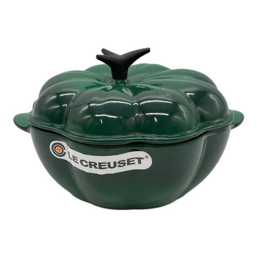 LE CREUSET (ルクルーゼ) 両手鍋 25038 22㎝ カクタスグリーン パンプキンココット