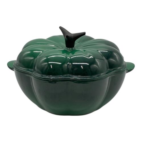 LE CREUSET (ルクルーゼ) 両手鍋 25038 22㎝ カクタスグリーン パンプキンココット