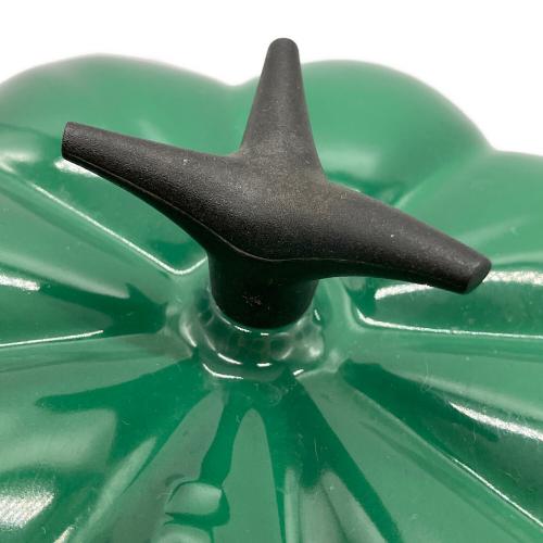 LE CREUSET (ルクルーゼ) 両手鍋 25038 22㎝ カクタスグリーン パンプキンココット