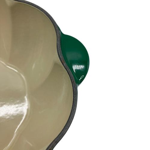 LE CREUSET (ルクルーゼ) 両手鍋 25038 22㎝ カクタスグリーン パンプキンココット