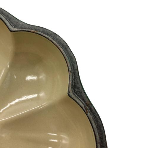 LE CREUSET (ルクルーゼ) 両手鍋 25038 22㎝ カクタスグリーン パンプキンココット