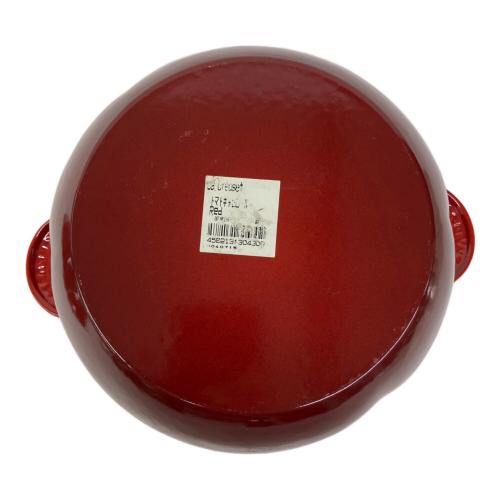 LE CREUSET (ルクルーゼ) 両手鍋 L2513-02 21㎝ レッド トマトココット