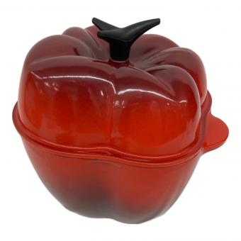 LE CREUSET (ルクルーゼ) 両手鍋 25119 18cm チェリーレッド パプリカココット