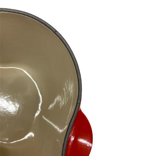 LE CREUSET (ルクルーゼ) 両手鍋 25119 18cm チェリーレッド パプリカココット