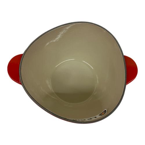 LE CREUSET (ルクルーゼ) 両手鍋 25120 18cm アップルココット