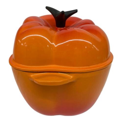 LE CREUSET (ルクルーゼ) 両手鍋 25119 18cm オレンジ パプリカココット