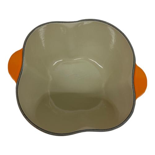 LE CREUSET (ルクルーゼ) 両手鍋 25119 18cm オレンジ パプリカココット