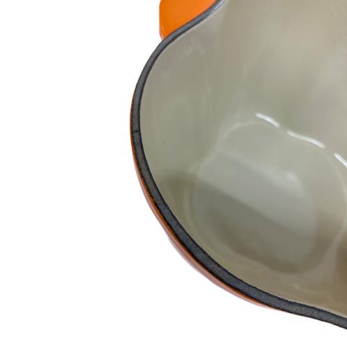 LE CREUSET (ルクルーゼ) 両手鍋 25119 18cm オレンジ パプリカココット