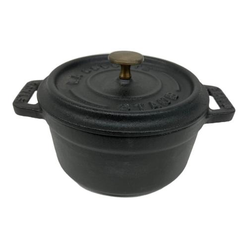 Staub (ストウブ) ココットラウンド 40500-101 10cm ブラック