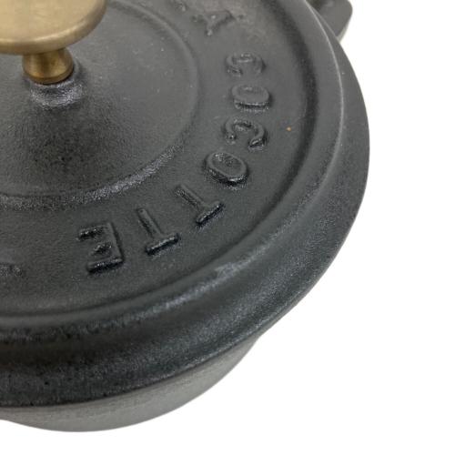 Staub (ストウブ) ココットラウンド 40500-101 10cm ブラック