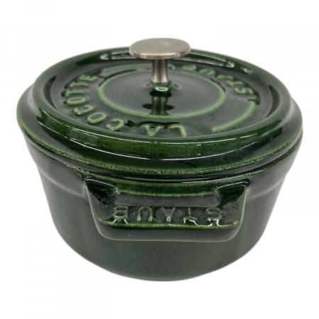 Staub (ストウブ) ココットラウンド 40509-804 10cm バジルグリーン