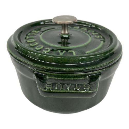 Staub (ストウブ) ココットラウンド 40509-804 10cm バジルグリーン