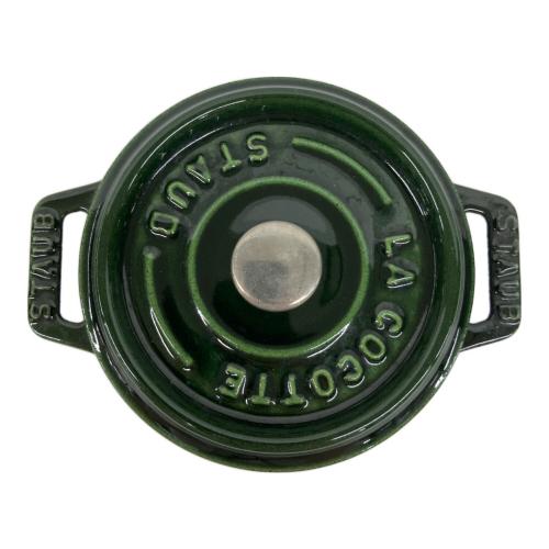 Staub (ストウブ) ココットラウンド 40509-804 10cm バジルグリーン
