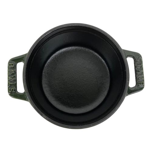 Staub (ストウブ) ココットラウンド 40509-804 10cm バジルグリーン