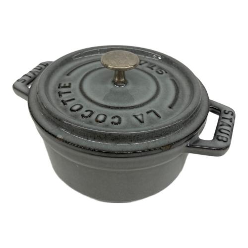 Staub (ストウブ) ココットラウンド 40500-106 10cm グレー