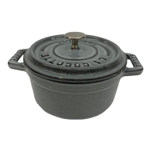 Staub (ストウブ) ココットラウンド 40500-106 10cm グレー