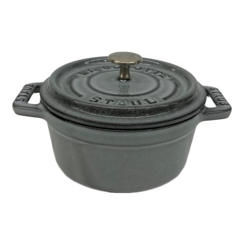 Staub (ストウブ) ココットラウンド 40500-106 10cm グレー