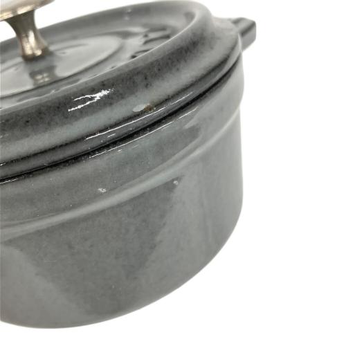 Staub (ストウブ) ココットラウンド 40500-106 10cm グレー