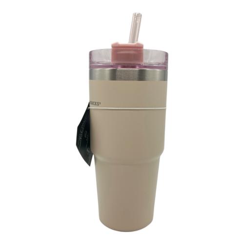 STARBUCKS COFFEE (スターバックス コーヒー) 3WAYステンレスタンブラー ベージュ×ピンク 473ml