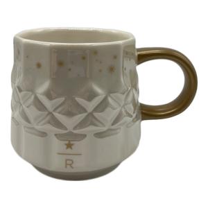 STARBUCKS COFFEE (スターバックス コーヒー) マグカップ リザーブマグ ジェムホワイト&ゴールド 355ml ホリデー