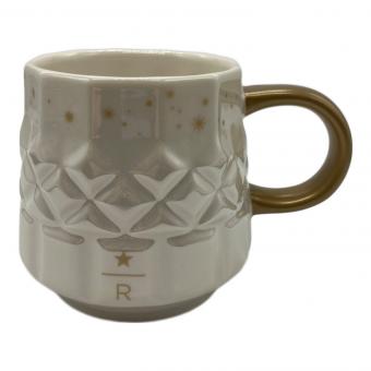 STARBUCKS COFFEE (スターバックス コーヒー) マグカップ リザーブマグ ジェムホワイト&ゴールド 355ml ホリデー