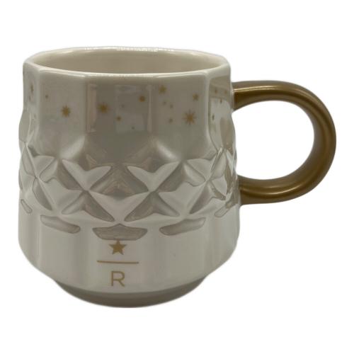 STARBUCKS COFFEE (スターバックス コーヒー) マグカップ リザーブマグ ジェムホワイト&ゴールド 355ml ホリデー