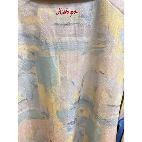 PUMA (プーマ) サッカーユニフォーム 782752-05 KIDSUPER X ザルツブルク 長袖レトロシャツ メンズ SIZE XXL アイボリー×ブルー