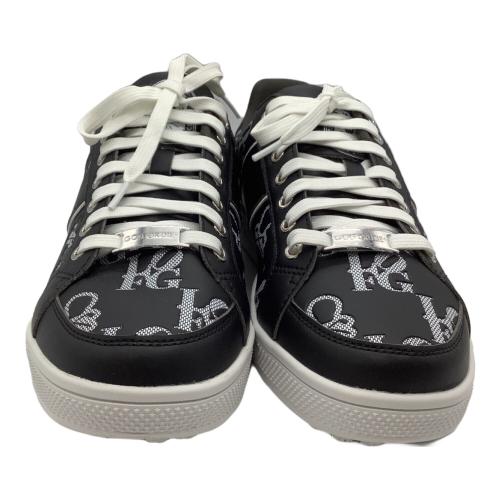 MARK&LONA (マークアンドロナ) ゴルフシューズ MLS-5A-SS01 Ever Monogram Spikeless Shoes メンズ SIZE 28cm ブラック×ホワイト