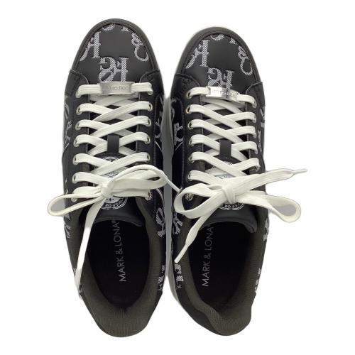 MARK&LONA (マークアンドロナ) ゴルフシューズ MLS-5A-SS01 Ever Monogram Spikeless Shoes メンズ SIZE 28cm ブラック×ホワイト