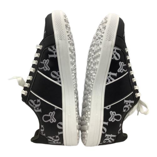 MARK&LONA (マークアンドロナ) ゴルフシューズ MLS-5A-SS01 Ever Monogram Spikeless Shoes メンズ SIZE 28cm ブラック×ホワイト