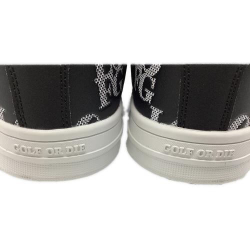 MARK&LONA (マークアンドロナ) ゴルフシューズ MLS-5A-SS01 Ever Monogram Spikeless Shoes メンズ SIZE 28cm ブラック×ホワイト