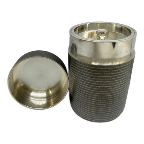 錫製茶筒 乾茂號造