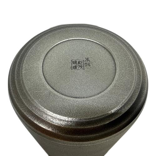 錫製茶筒 乾茂號造