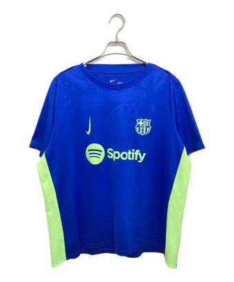 NIKE (ナイキ) FCバルセロナ 24-25 プレマッチトップ ブルー サイズ:XXL