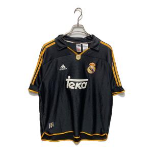 adidas (アディダス) レアルマドリード99-00 AWAYユニフォーム JW1992 ＃  BRING BACK リメイク復刻 メンズ SIZE 2XL ブラック