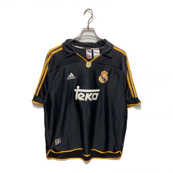adidas (アディダス) レアルマドリード99-00 AWAYユニフォーム JW1992 ＃  BRING BACK リメイク復刻 メンズ SIZE 2XL ブラック
