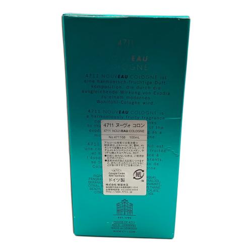 NOUVEAU (ヌーヴォー) フレグランス 4711ヌーヴォコロン 箱付 総合 100ml 残量80%-99%