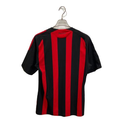 adidas (アディダス) ゲームシャツ ＋ ACミラン 08-09 メンズ SIZE M レッド×ブラック