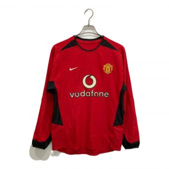 NIKE (ナイキ) 長袖ゲームシャツ Manchester United 02-03年 @ Π メンズ SIZE S レッド