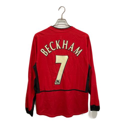NIKE (ナイキ) 長袖ゲームシャツ Manchester United 02-03年 @ Π メンズ SIZE S レッド