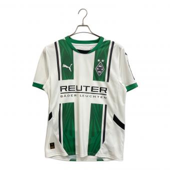 PUMA (プーマ) 24-25 ボルシアMG HOME ユニフォーム 774862-01 ＋ メンズ SIZE M ホワイト×グリーン