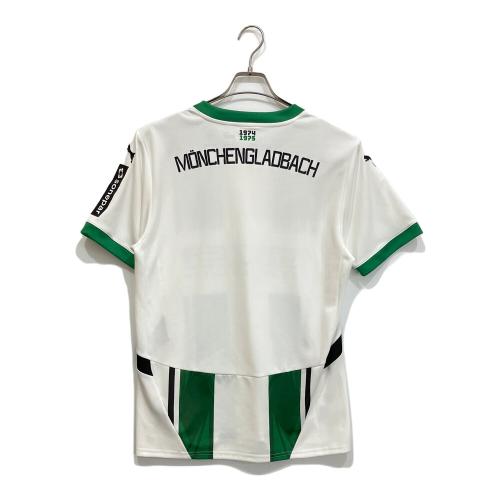 PUMA (プーマ) 24-25 ボルシアMG HOME ユニフォーム 774862-01 ＋ メンズ SIZE M ホワイト×グリーン